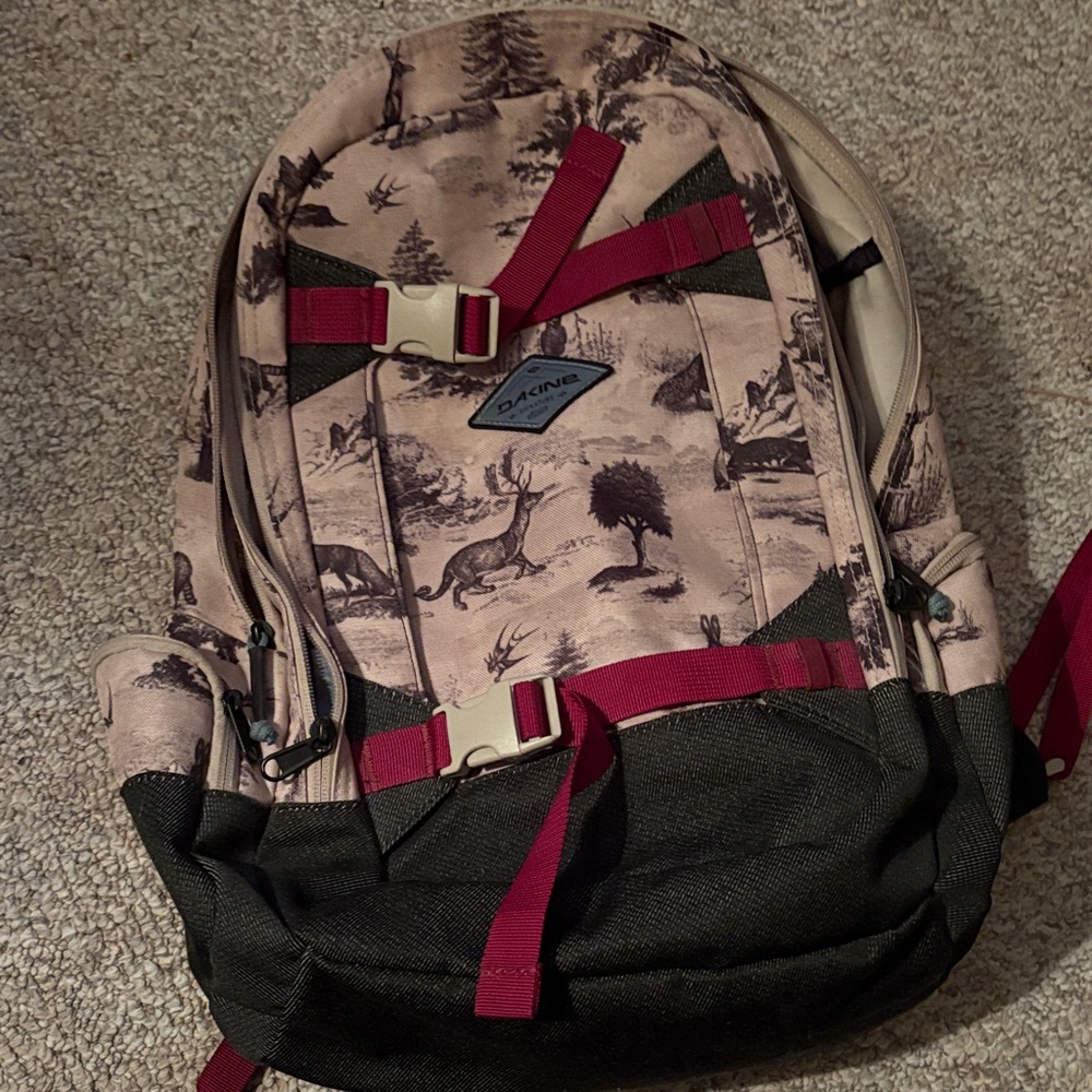 Dakine Beige and Black Backpack